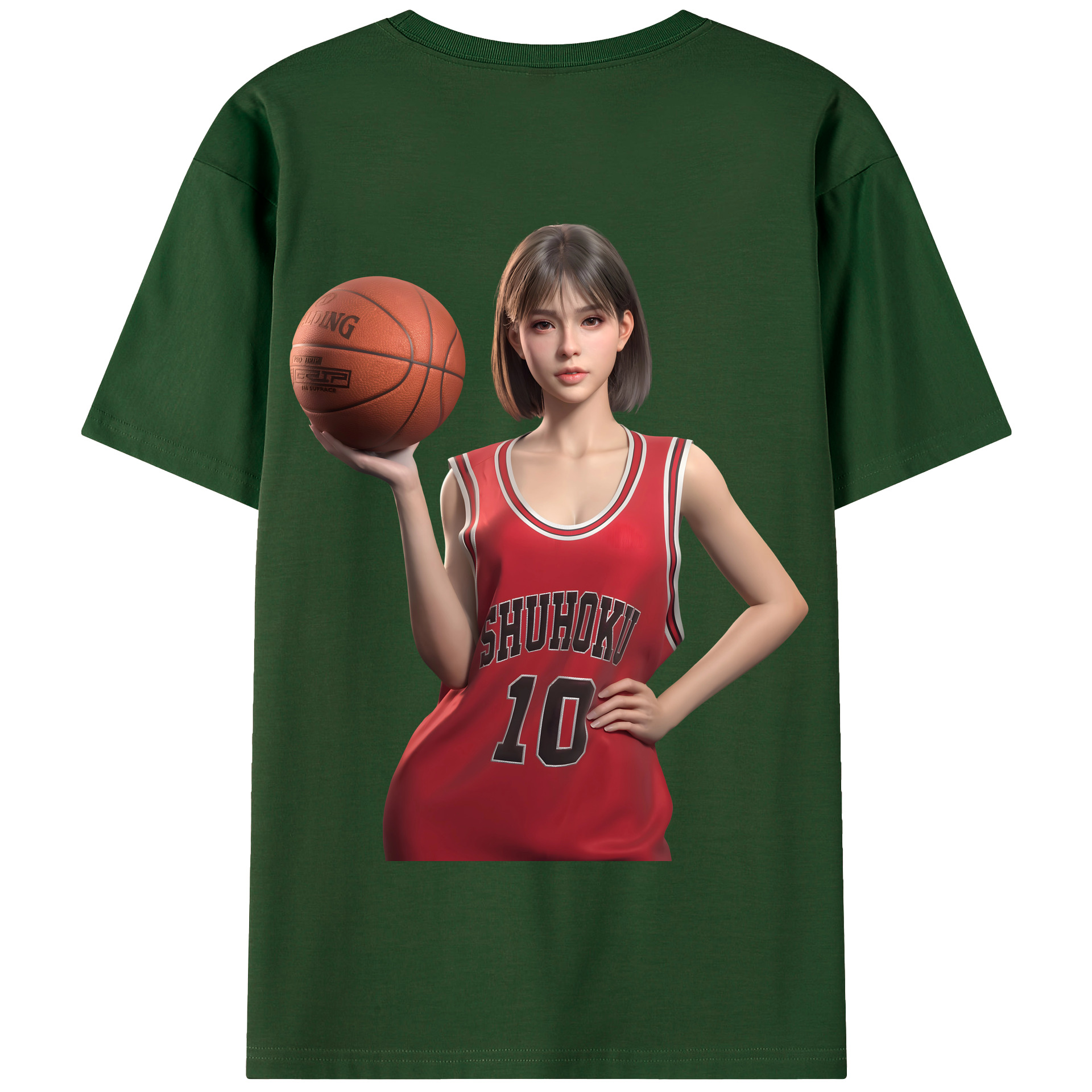 SLAM DUNK／スラムダンク 綿100％半袖Tシャツ（背面プリント）